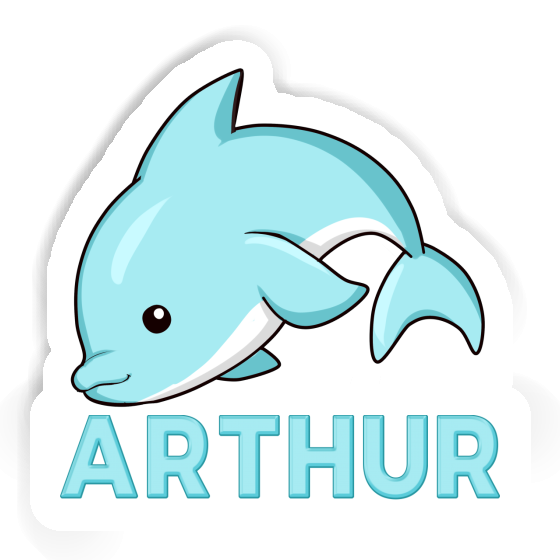 Arthur Aufkleber Delphin Notebook Image