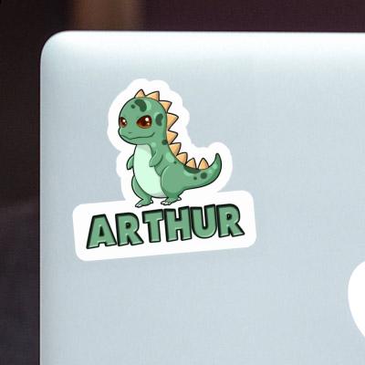 Dino Sticker Arthur Laptop Image