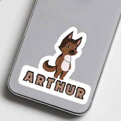 Sticker Arthur German Sheperd Gift package Image