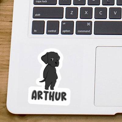 Labrador Sticker Arthur Gift package Image