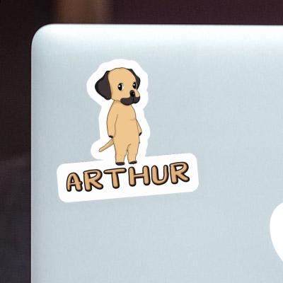 Autocollant Rhodesian Ridgeback Arthur Laptop Image