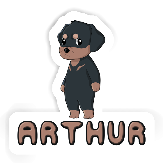 Autocollant Arthur Rottweiler Image