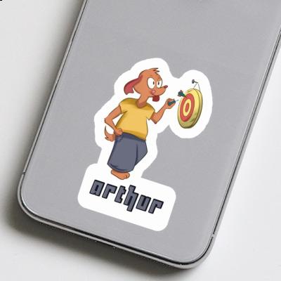 Sticker Dog Arthur Laptop Image