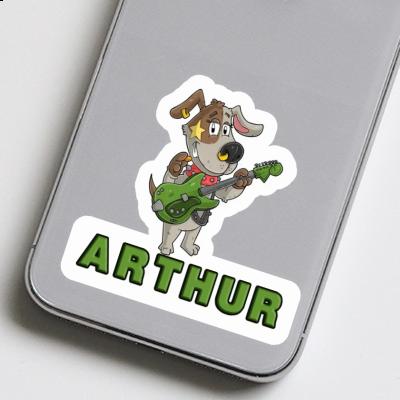 Sticker Arthur Guitarist Gift package Image