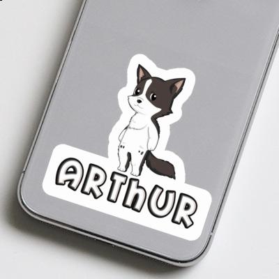 Sticker Border Collie Arthur Notebook Image