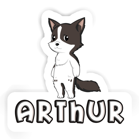 Sticker Border Collie Arthur Image