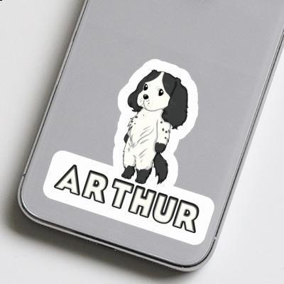 Sticker Arthur English Cocker Spaniel Laptop Image