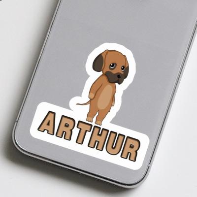 Arthur Sticker  Great Dane Laptop Image