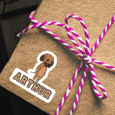 Arthur Sticker  Great Dane Gift package Image