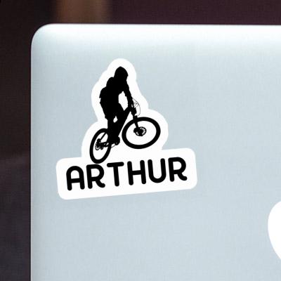 Sticker Downhiller Arthur Notebook Image