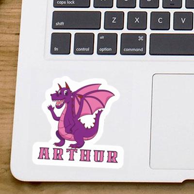 Dragon Sticker Arthur Notebook Image