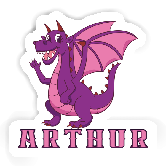 Dragon Sticker Arthur Notebook Image