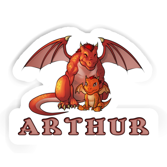 Sticker Arthur Dragon Image