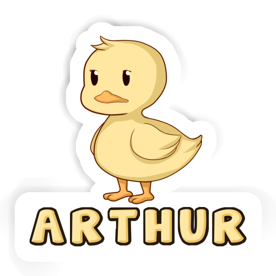 Duck Sticker Arthur Laptop Image