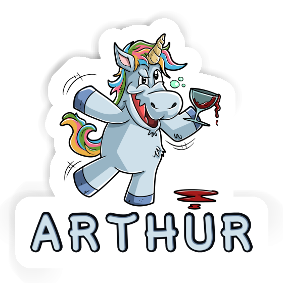 Sticker Arthur Unicorn Image