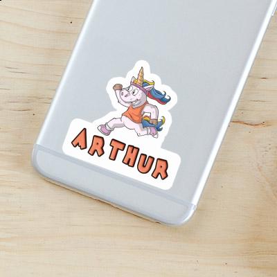 Läuferin Sticker Arthur Gift package Image