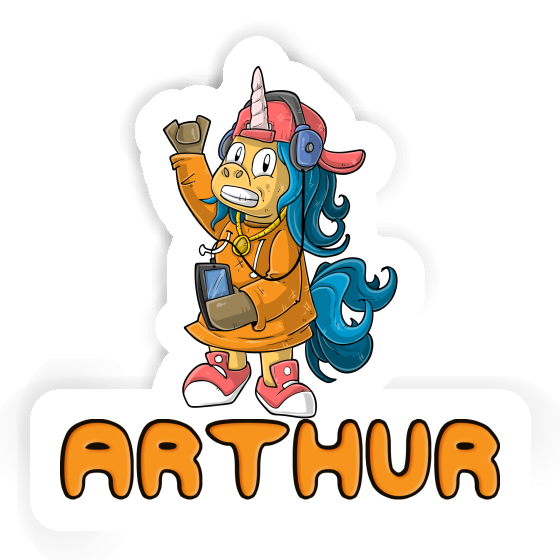 Sticker Hip-Hop Unicorn Arthur Gift package Image