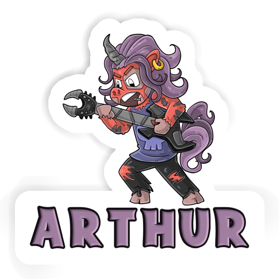 Sticker Rocking Unicorn Arthur Gift package Image