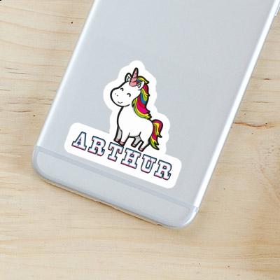 Sticker Einhorn Arthur Notebook Image