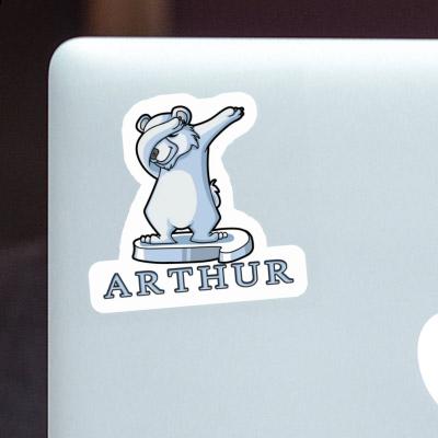 Ours polaire Autocollant Arthur Laptop Image