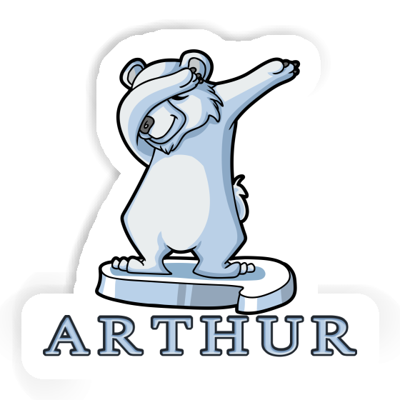 Sticker Polar Bear Arthur Laptop Image