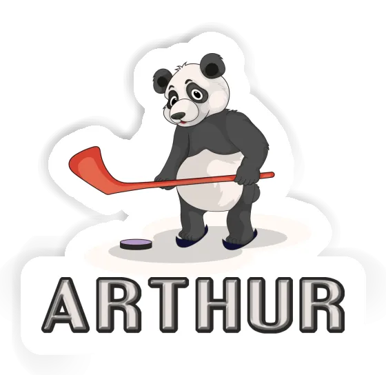 Panda Sticker Arthur Laptop Image