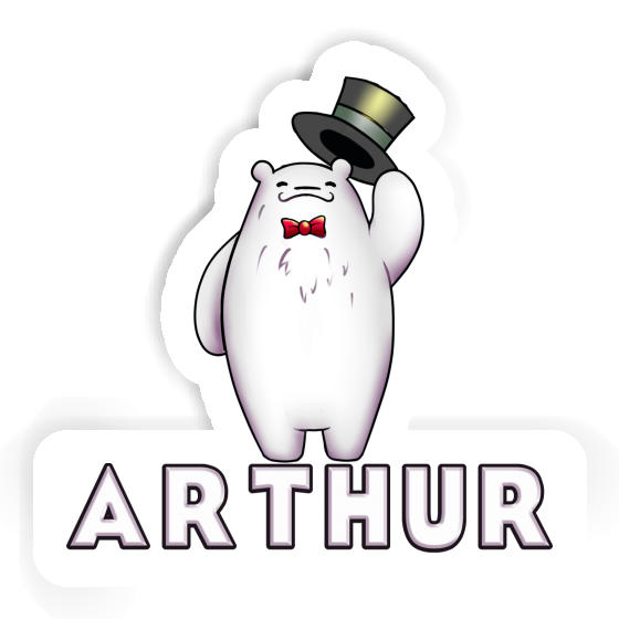 Sticker Icebear Arthur Gift package Image