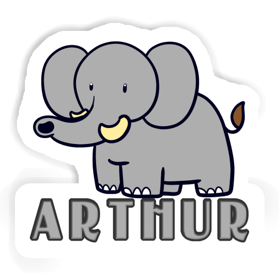 Elephant Sticker Arthur Gift package Image