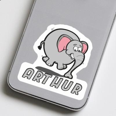 Arthur Sticker Elephant Notebook Image