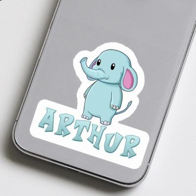 Elephant Sticker Arthur Notebook Image