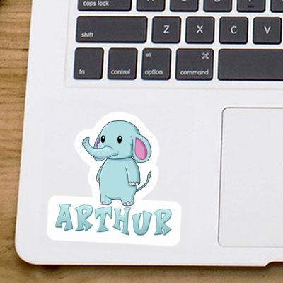 Elephant Sticker Arthur Gift package Image