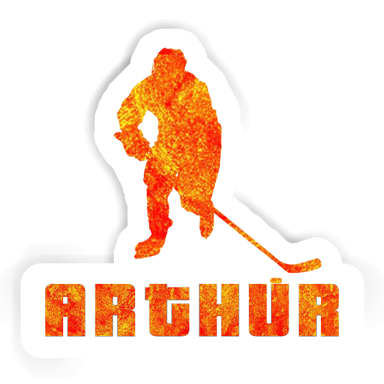 Hockey Player Sticker Arthur Gift package Image