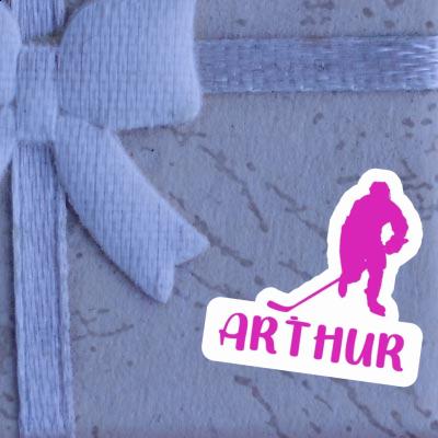 Hockey Player Sticker Arthur Gift package Image