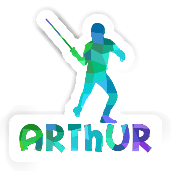 Sticker Arthur Fencer Notebook Image