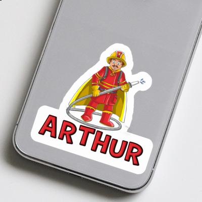 Aufkleber Arthur Feuerwehrmann Laptop Image