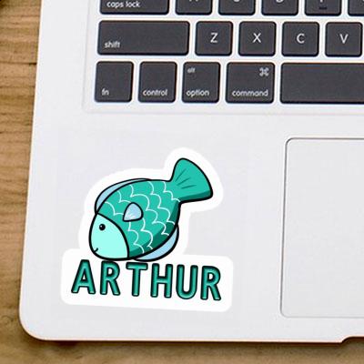 Sticker Fisch Arthur Gift package Image