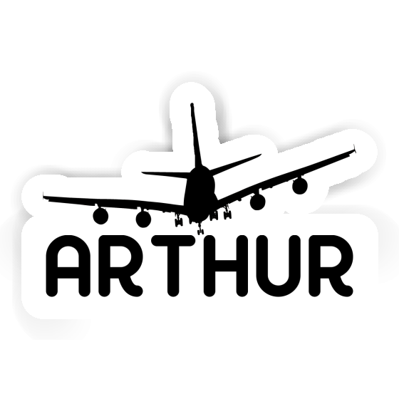 Sticker Airplane Arthur Image