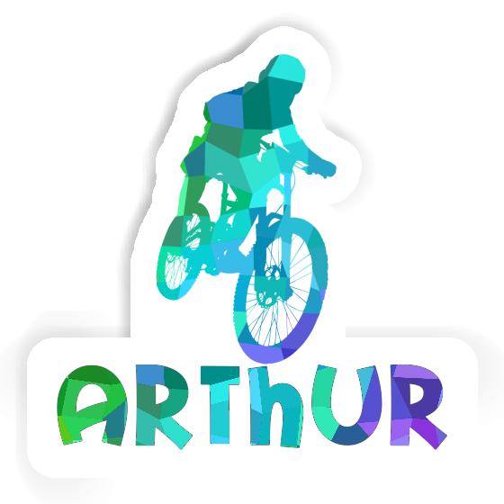 Sticker Freeride Biker Arthur Notebook Image