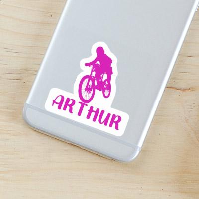 Arthur Sticker Freeride Biker Image