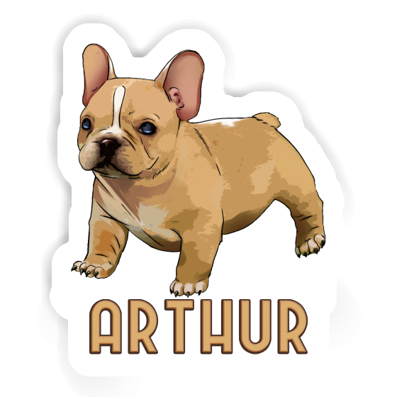 Frenchie Sticker Arthur Notebook Image