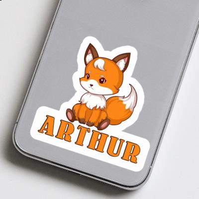 Sticker Arthur Sitting Fox Image