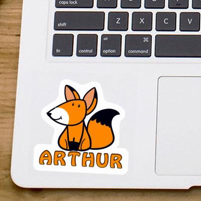 Renard Autocollant Arthur Image