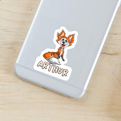 Sticker Fox Arthur Notebook Image