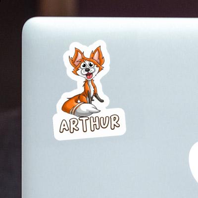 Sticker Fox Arthur Gift package Image