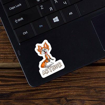 Sticker Fox Arthur Laptop Image