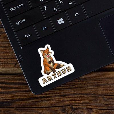 Sticker Fox Arthur Notebook Image