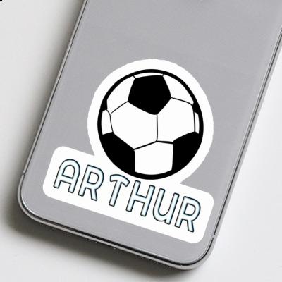 Ballon de foot Autocollant Arthur Laptop Image