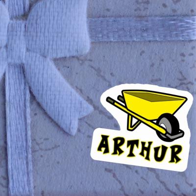 Brouette Autocollant Arthur Laptop Image