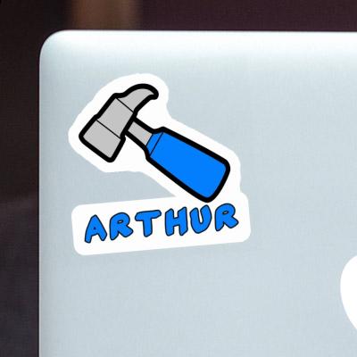 Arthur Sticker Gavel Laptop Image