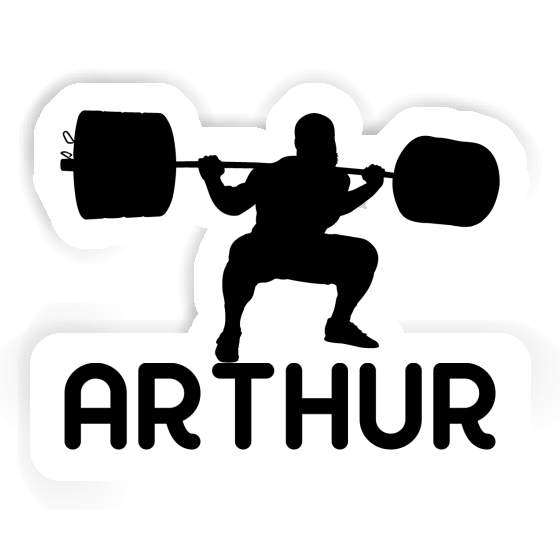 Sticker Arthur Weightlifter Gift package Image